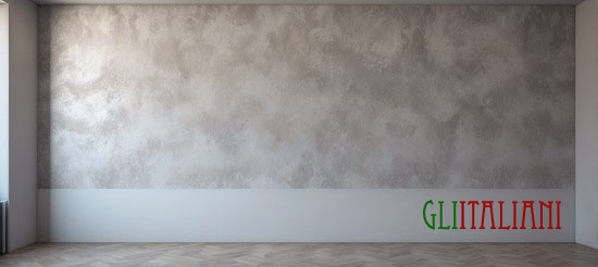 tinteggiatura ad effetto spatolato