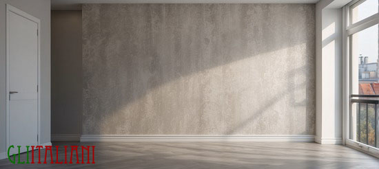 Tinteggiatura con effetto stampato